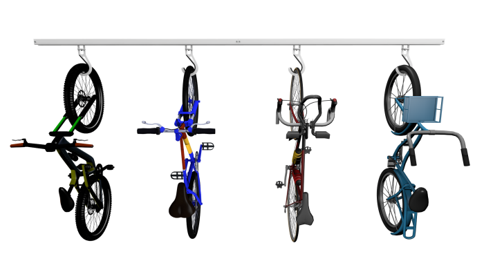 Bike Slide Pro - elevate your bikes with this space saving solution