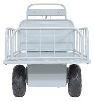 Vestil Steel Off-Road Traction Drive Cart 500 Lb. Rough Terrain Capacity Gray OROAD-1000