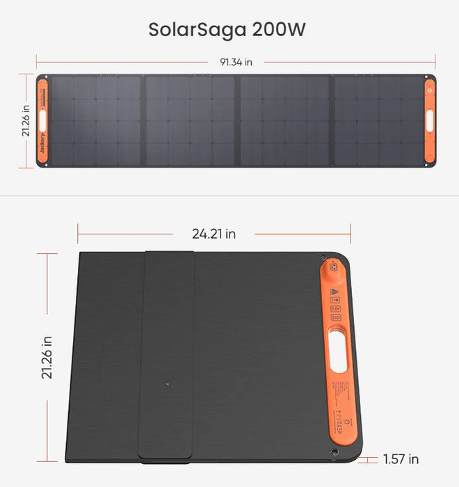 Jackery 200W solar panel to recharge power station