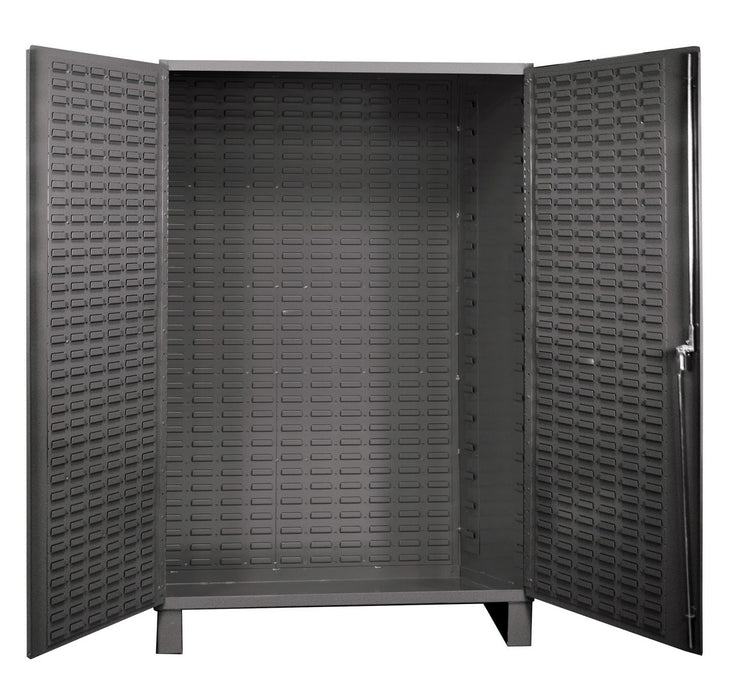 Vestil Steel Customizable Storage Cabinet 48 In. Width x 24 In. Depth x 78 In. Height Gray VSC-JC-NB