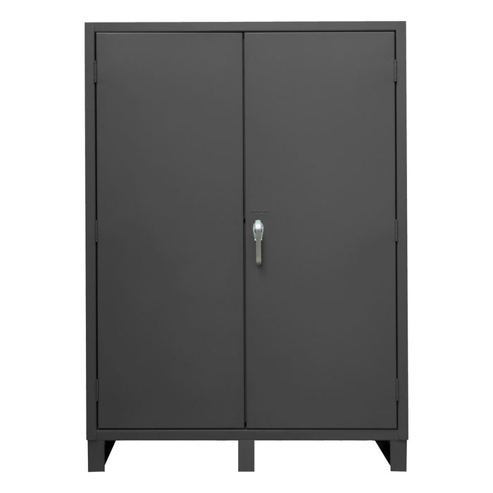 Vestil Steel Customizable Storage Cabinet 60 In. Width x 24 In. Depth x 84 In. Height Gray VSC-SSC-NB